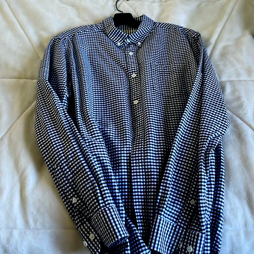 Men’s line of trade, Oxford, shirt, gingham, check